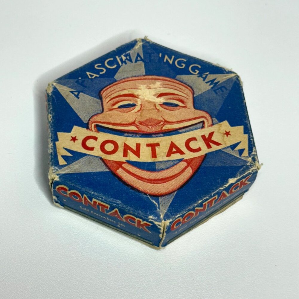 1939 Contack Game Original Dominos Family Board Game